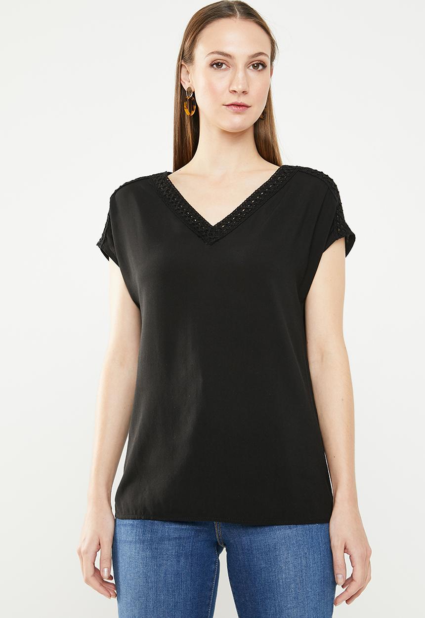 edit - Boxy blouse - black