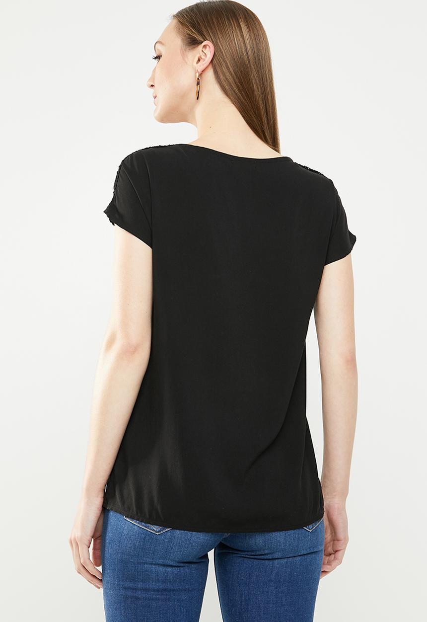edit - Boxy blouse - black