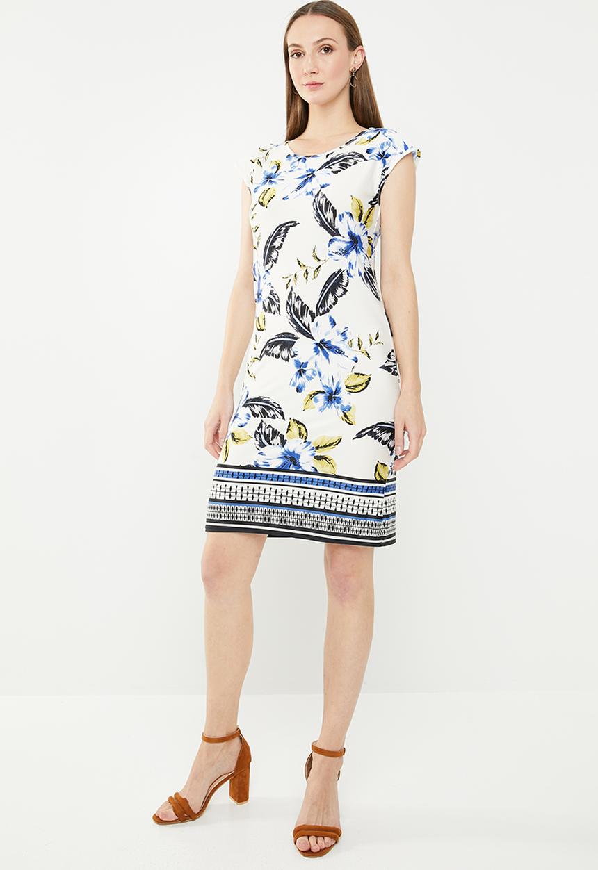 edit - Sleeveless tunic dress - multi