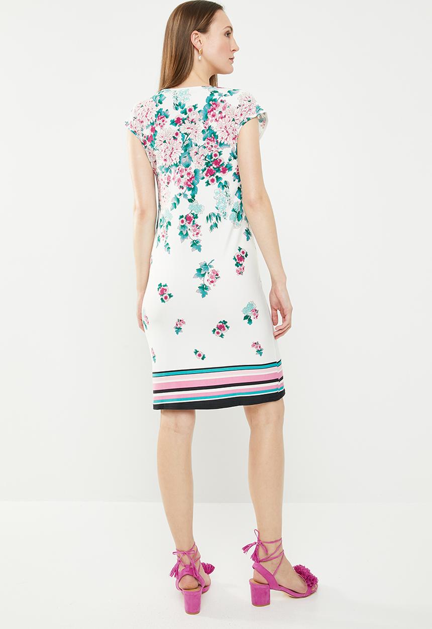 edit - Sleeveless tunic dress - multi