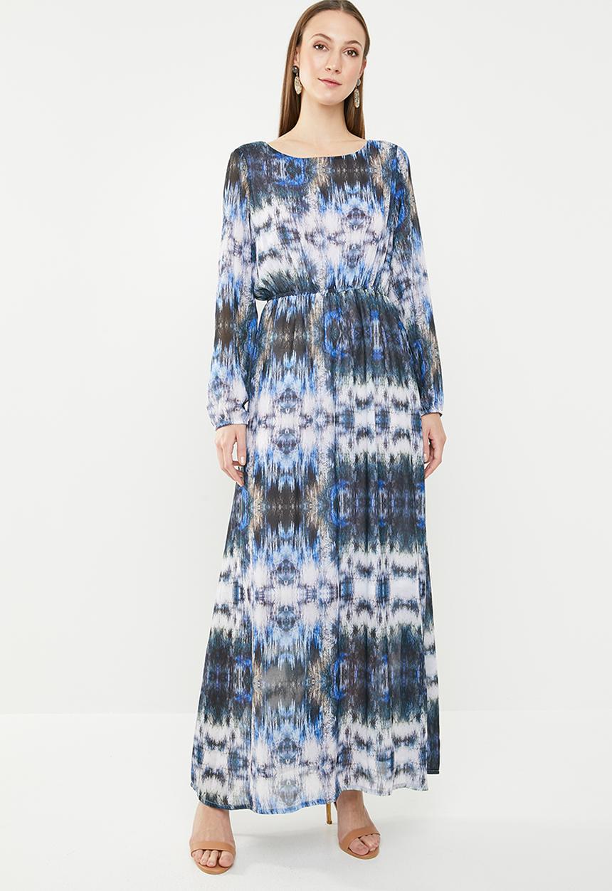 edit - Peasant maxi dress - multi