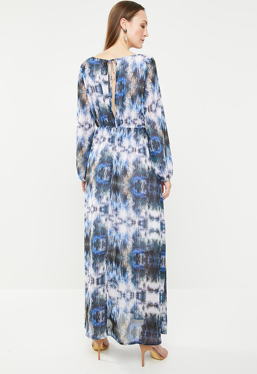 edit - Peasant maxi dress - multi