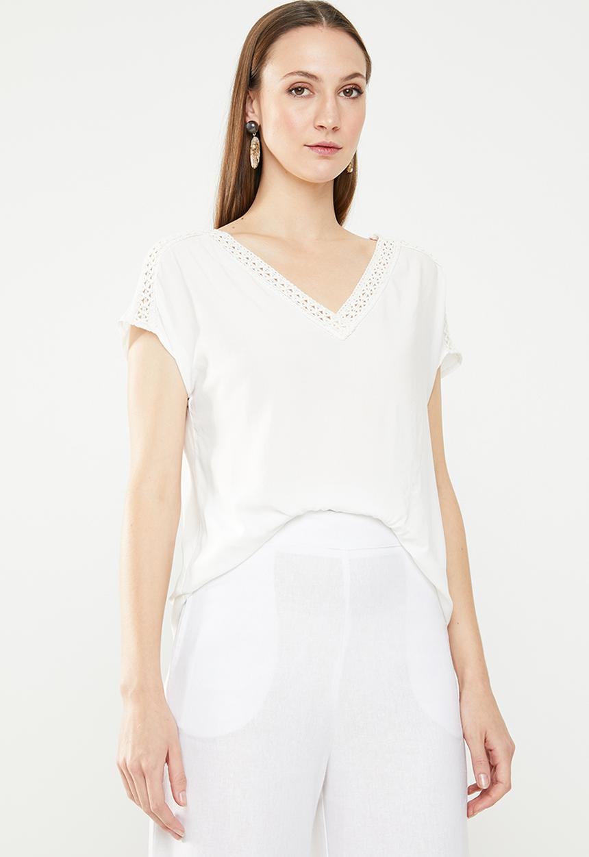 edit - Boxy blouse - white