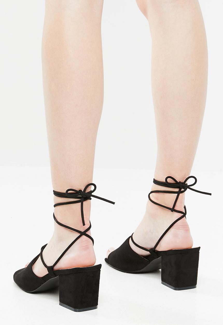 Public Desire - Heidi block heel - black