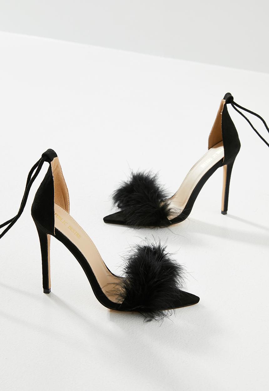 Public Desire - Latte heel - black