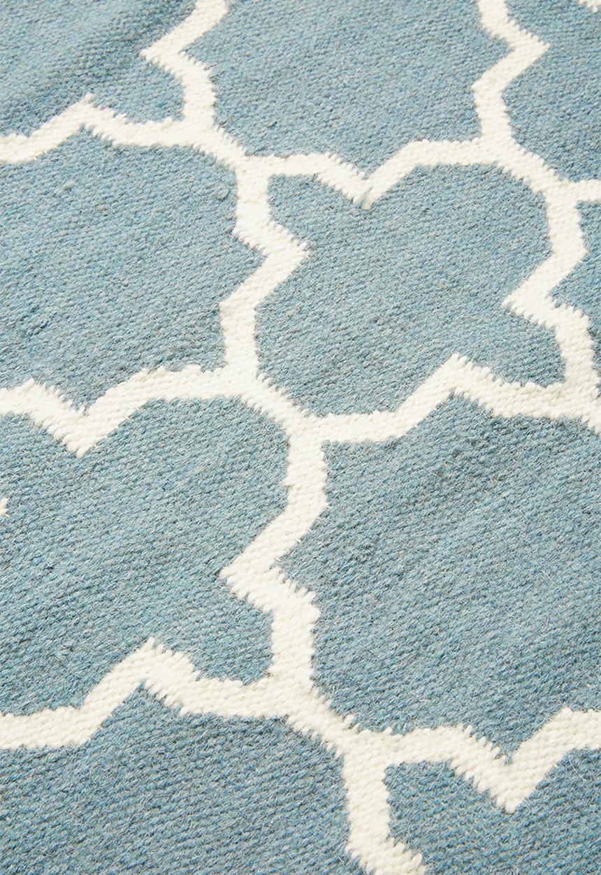 SF Collection - Jasper 100% wool rug - duck egg