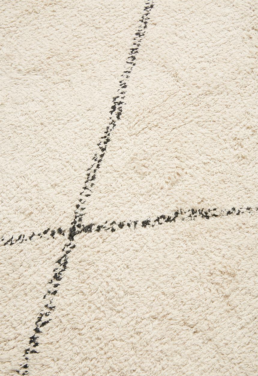 Sixth Floor - Raven tufted rug - cream