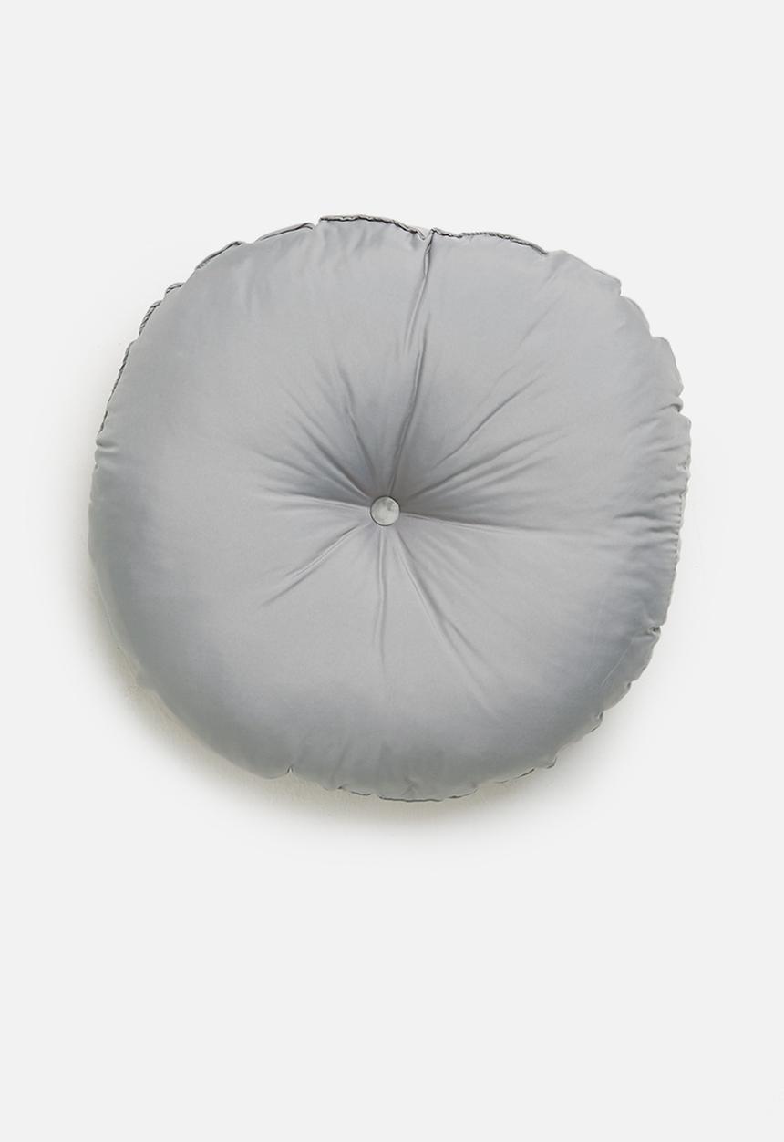 Sixth Floor - Lulu round pillow - overcast