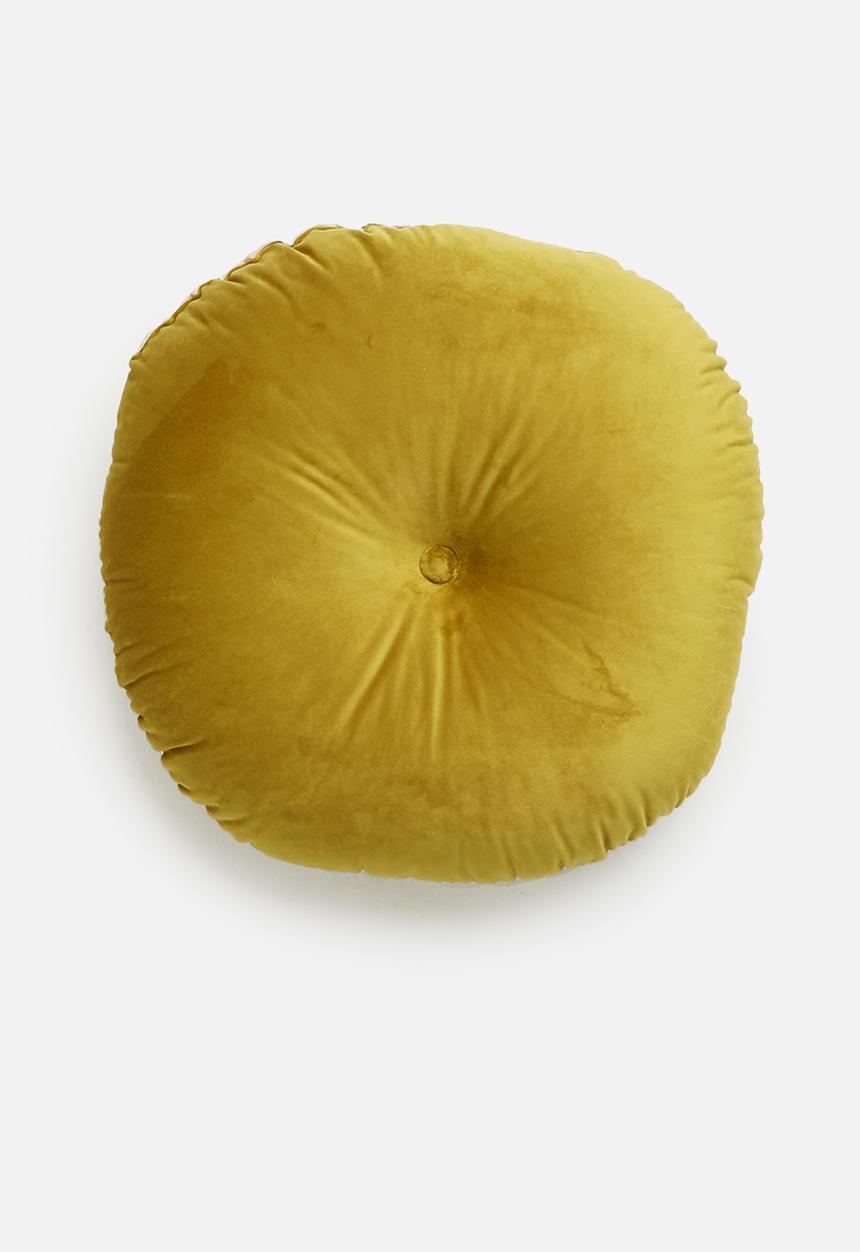 Sixth Floor - Lulu round pillow - sulphur