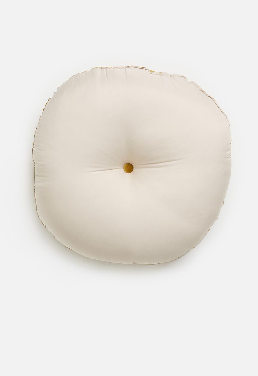 Sixth Floor - Lulu round pillow - sulphur