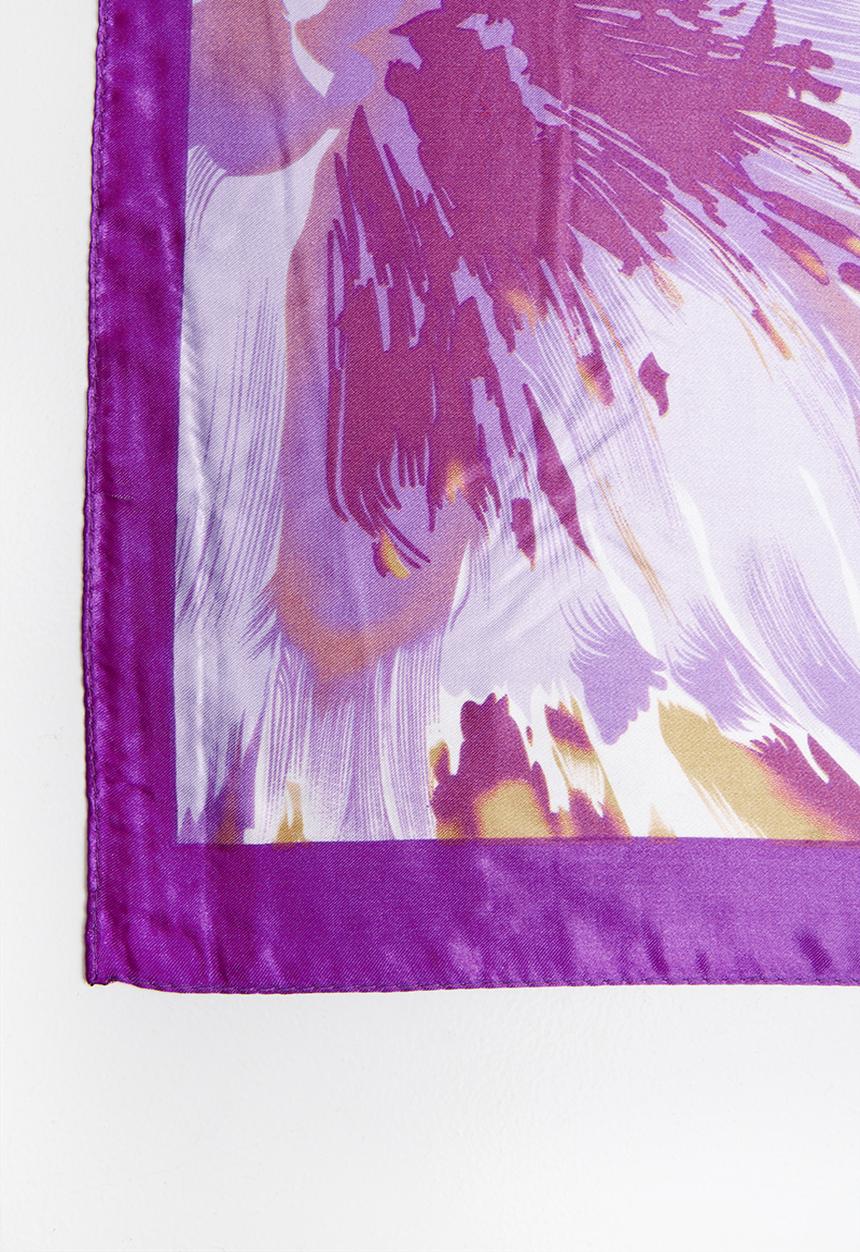 Joy Collectables - Printed scarf - purple & white