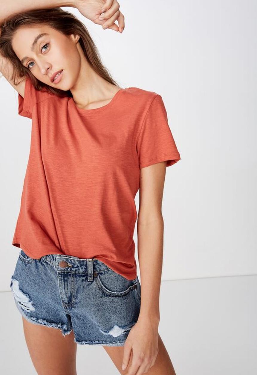 Cotton On - The crew T-shirt - orange