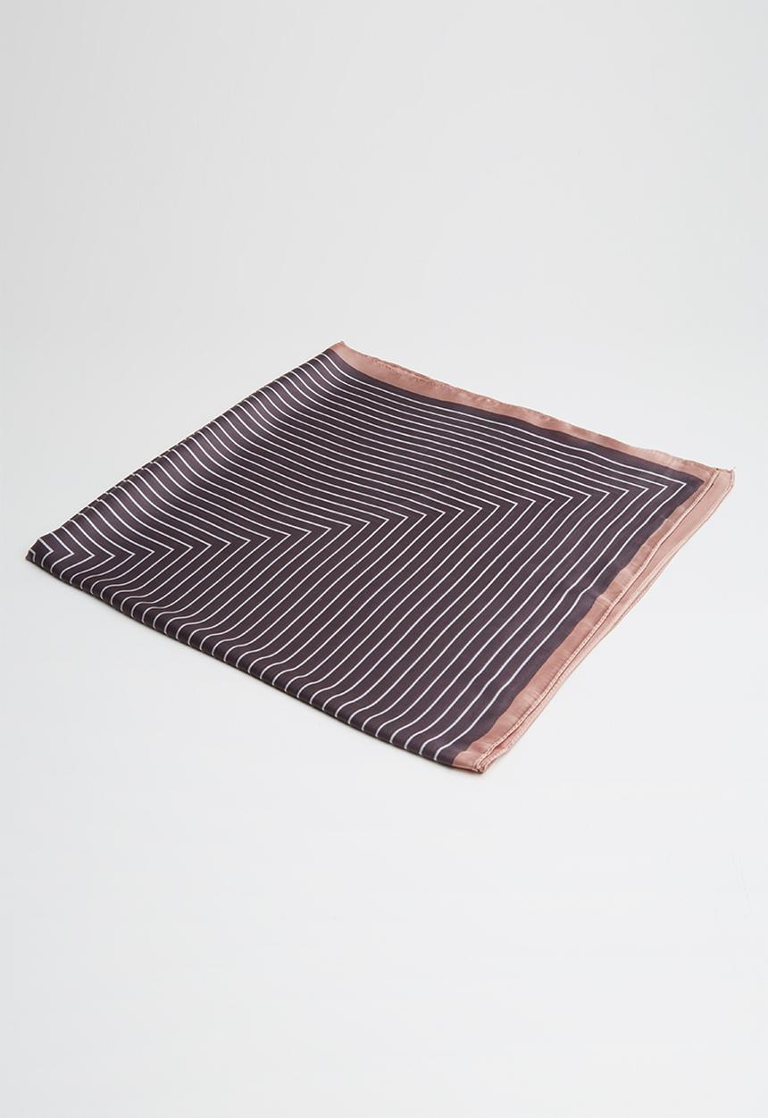 Joy Collectables - Stripe scarf - grey and white