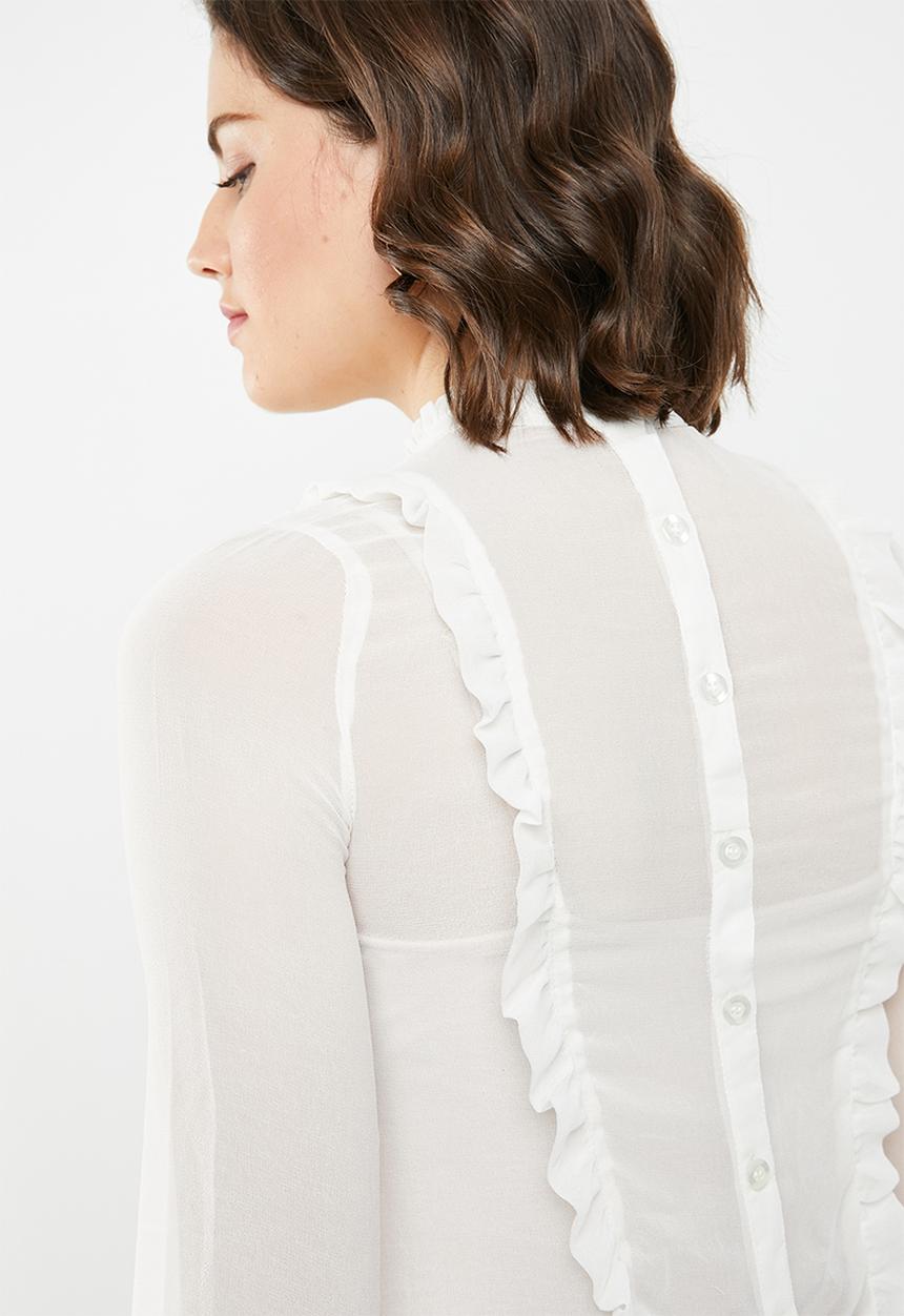 edit - Button down shirt - cream