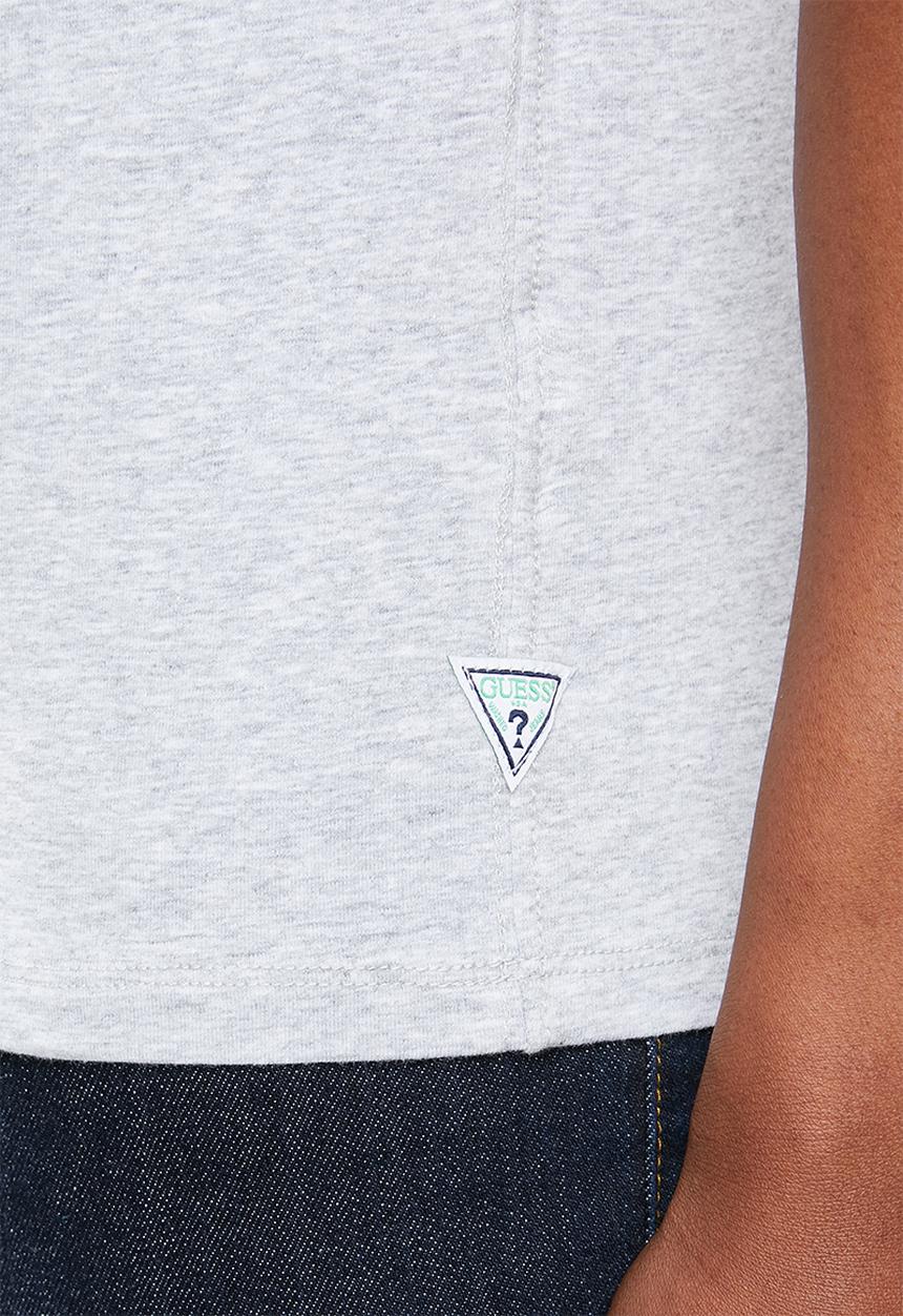 GUESS - Guess triangle rubber tee - grey