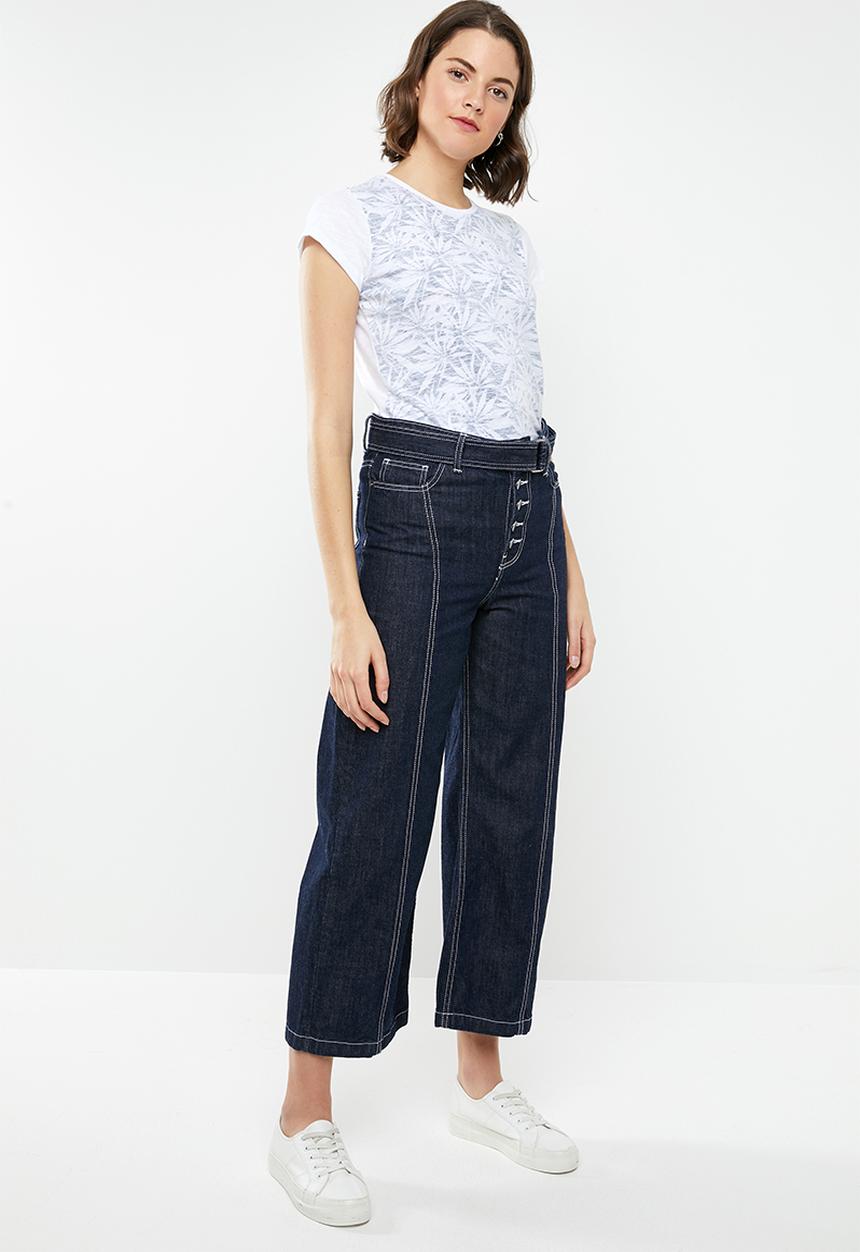 Lizzy - Bijoux tee - white & grey