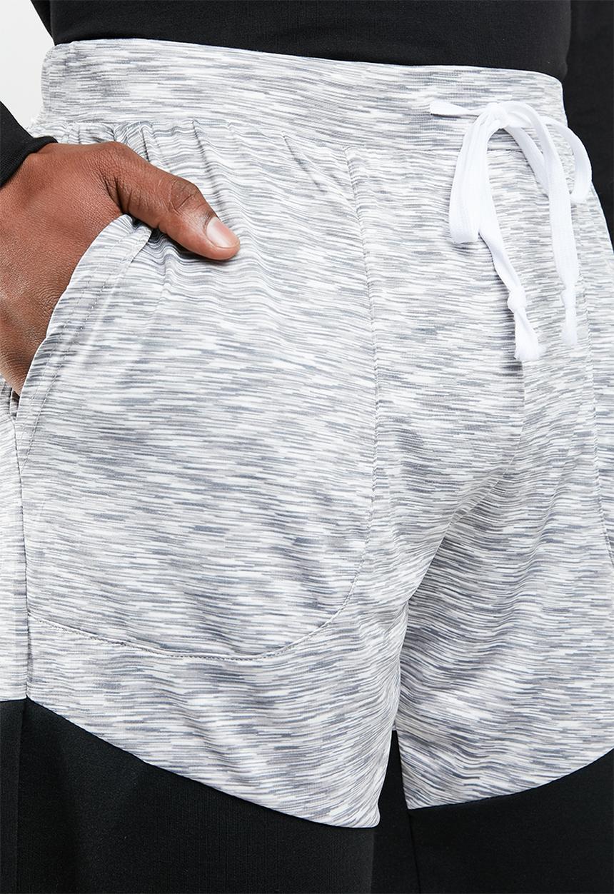 STYLE REPUBLIC - Blocked street short - grey & black