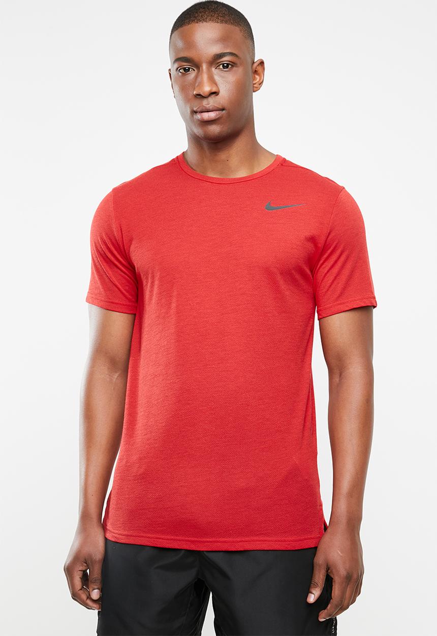 Nike - Nk brt short sleeve top - red