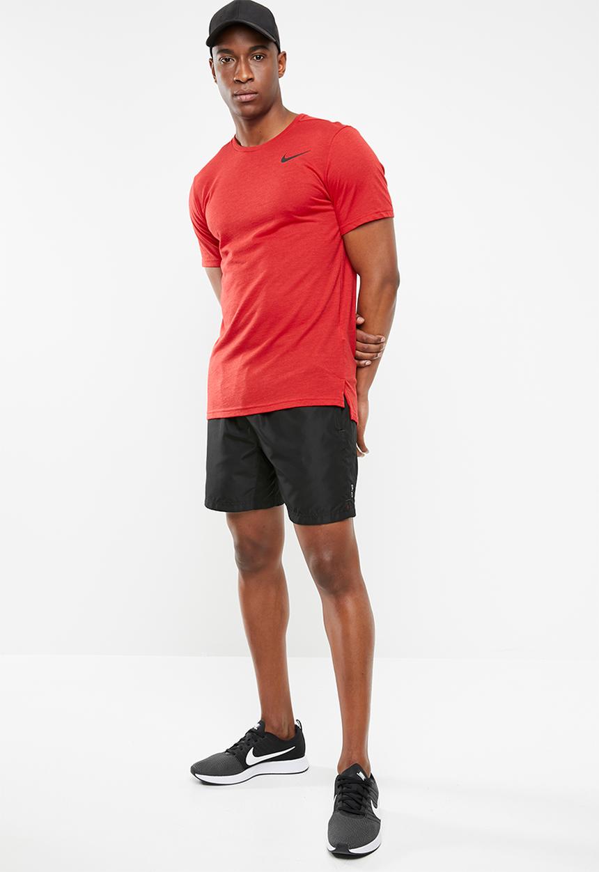 Nike - Nk brt short sleeve top - red