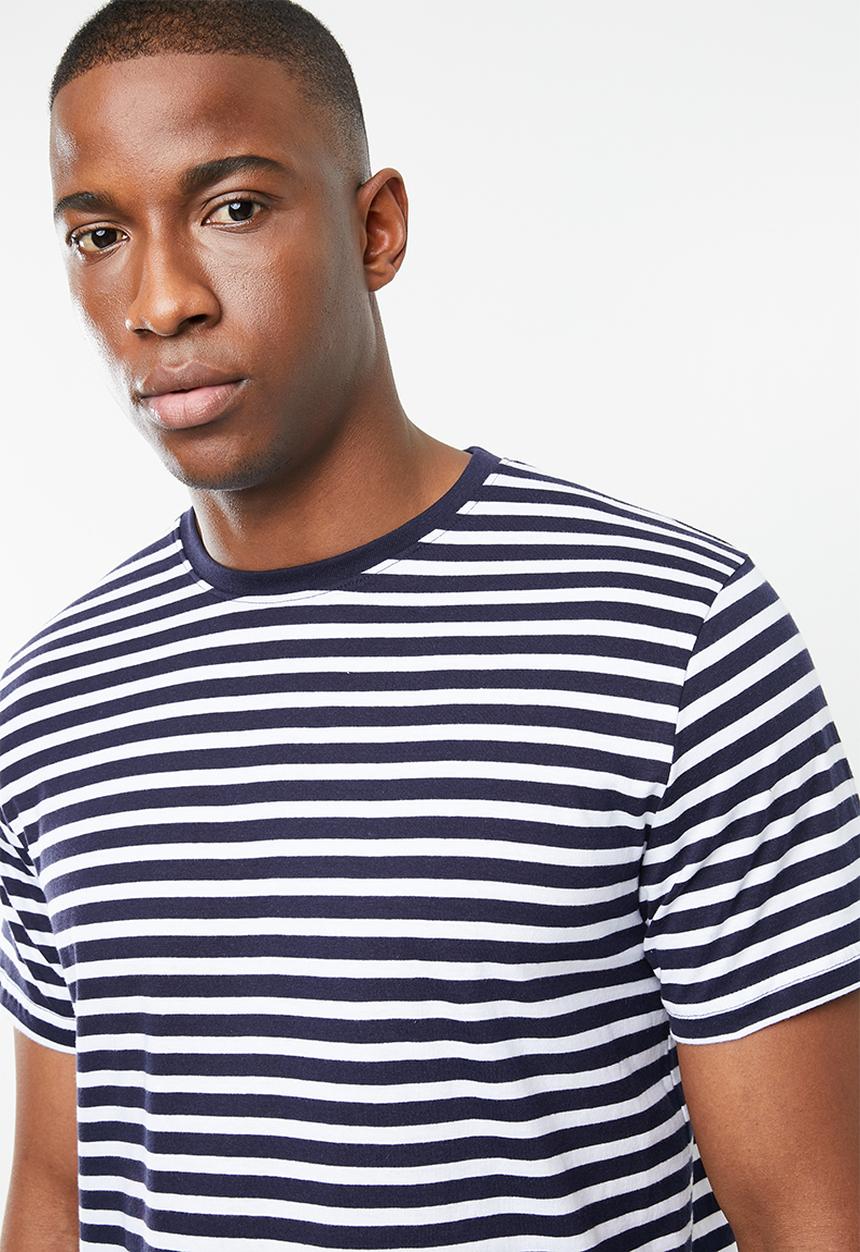 STYLE REPUBLIC - Breton stripe pj set - navy