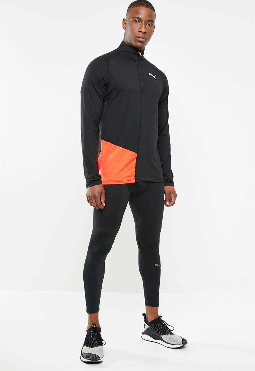 PUMA - Ignite halfzip top - black