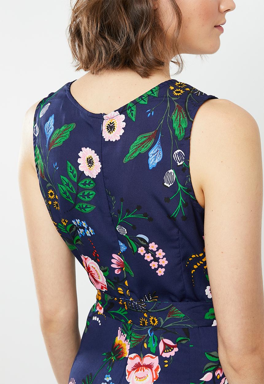Brave Soul - Wide leg jumpsuit - navy