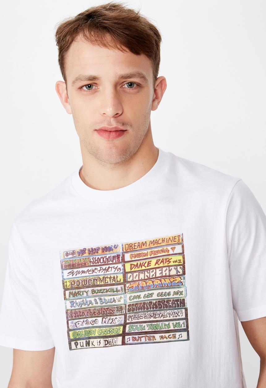 Cotton On - Tbar photo tee - white 