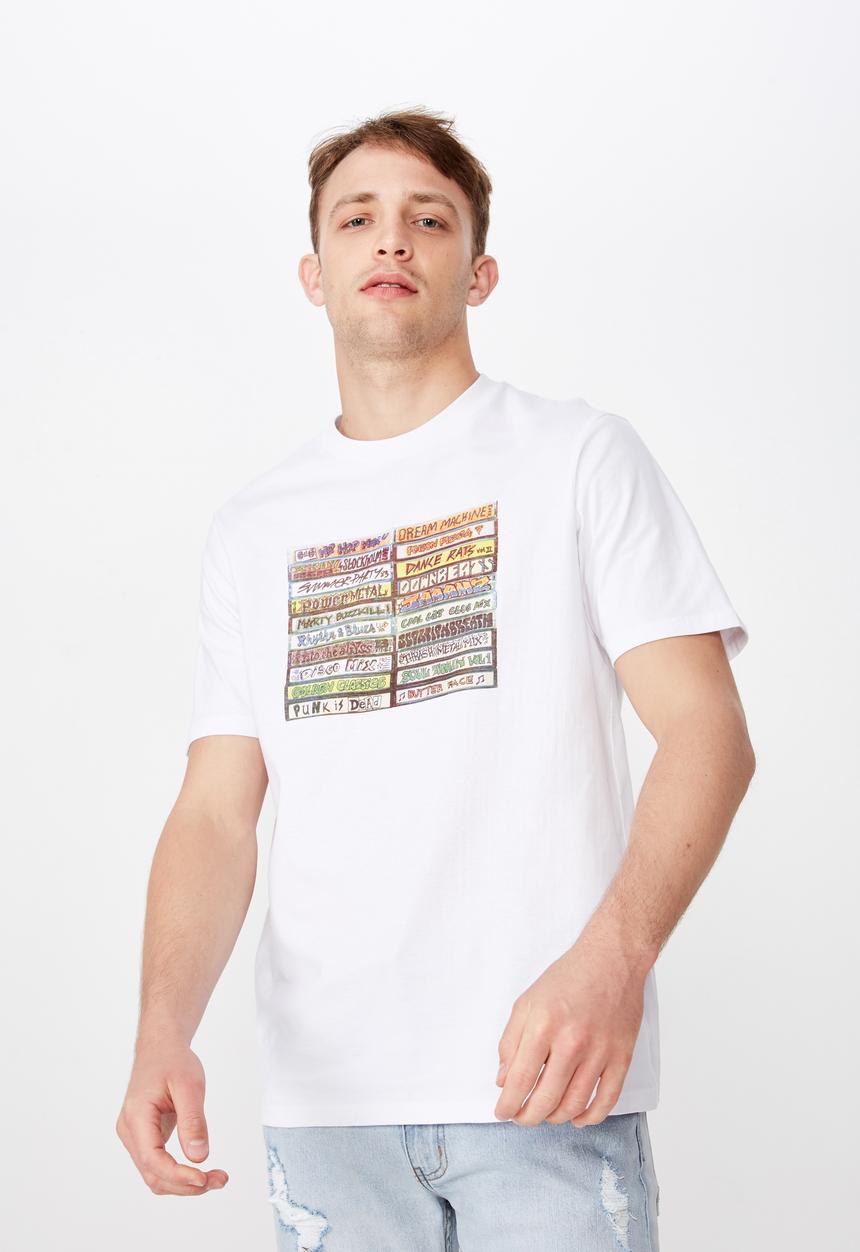 Cotton On - Tbar photo tee - white 