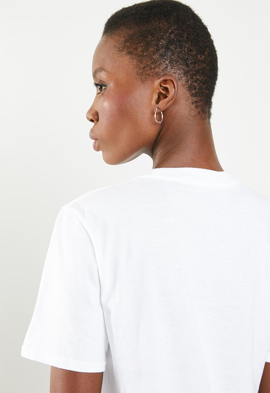 Missguided - Coachella graphic T-shirt - white