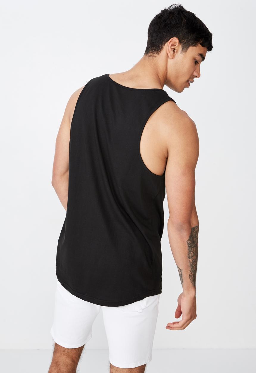 Cotton On - Tbar tank - black