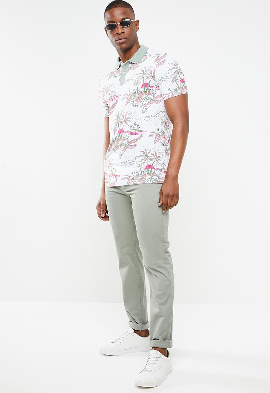 Jack & Jones - Hivaz short sleeve polo - multi