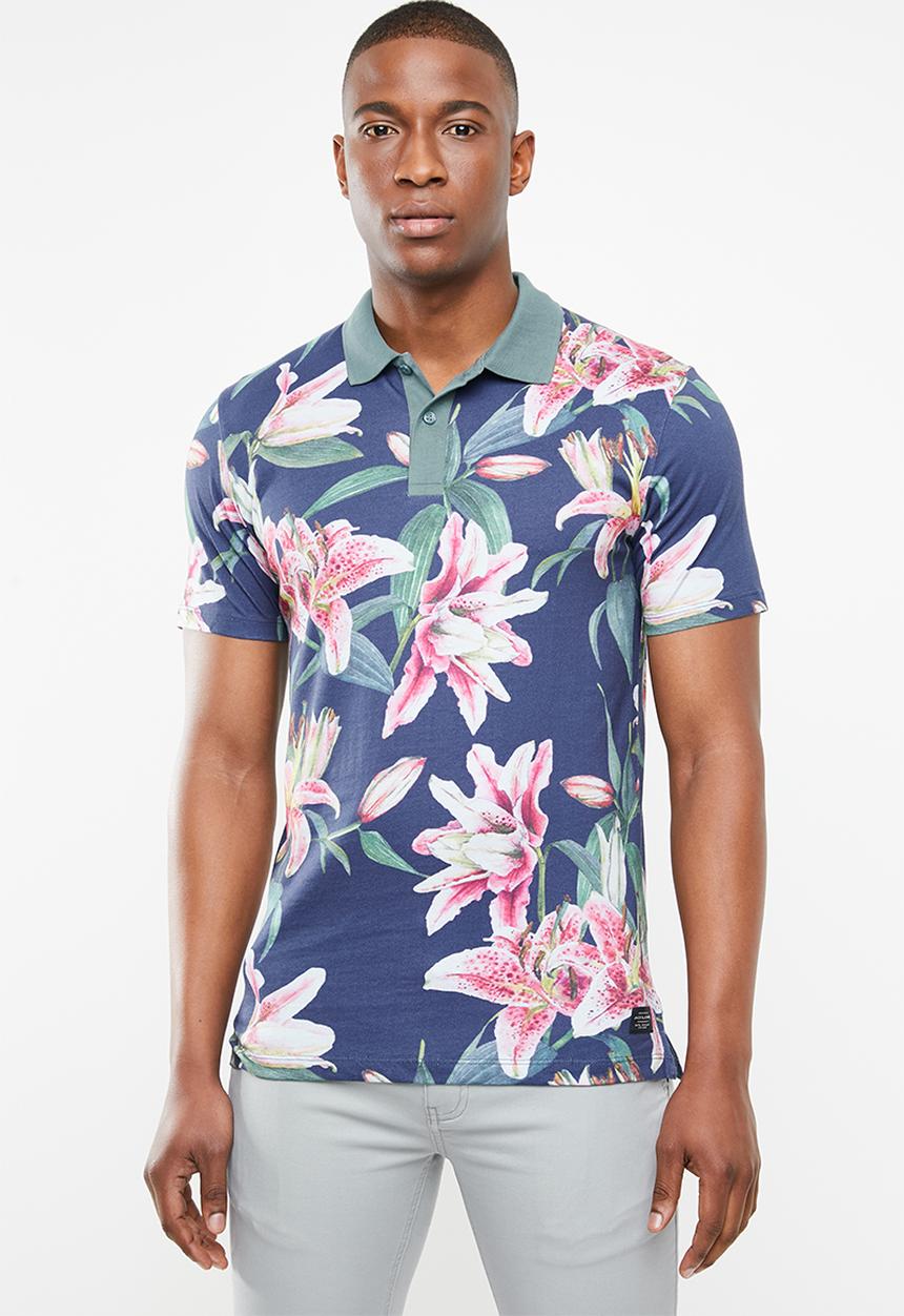 Jack & Jones - Hivaz short sleeve polo - multi