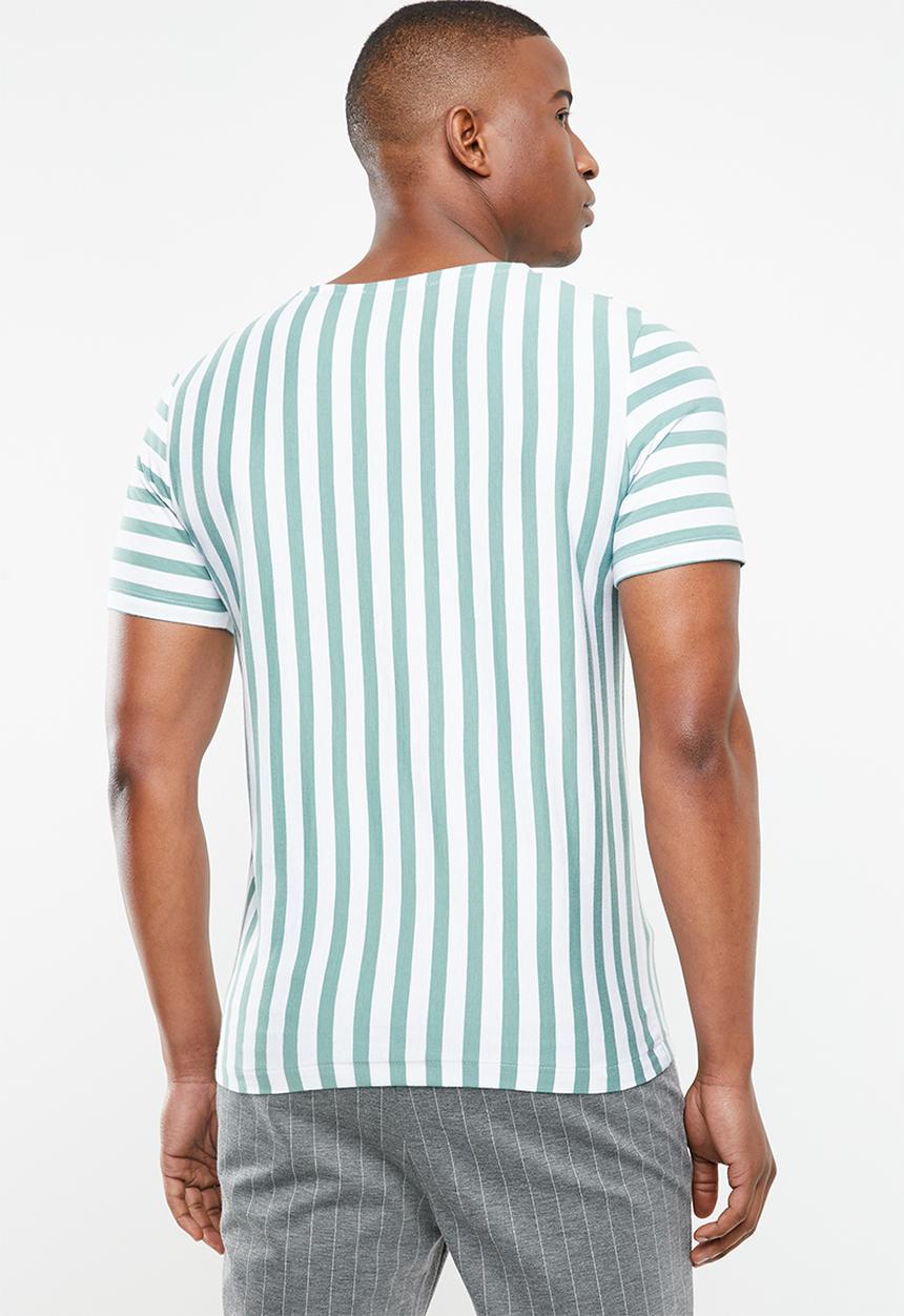 Jack & Jones - Mito short sleeve tee - green & white