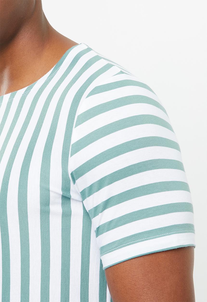 Jack & Jones - Mito short sleeve tee - green & white