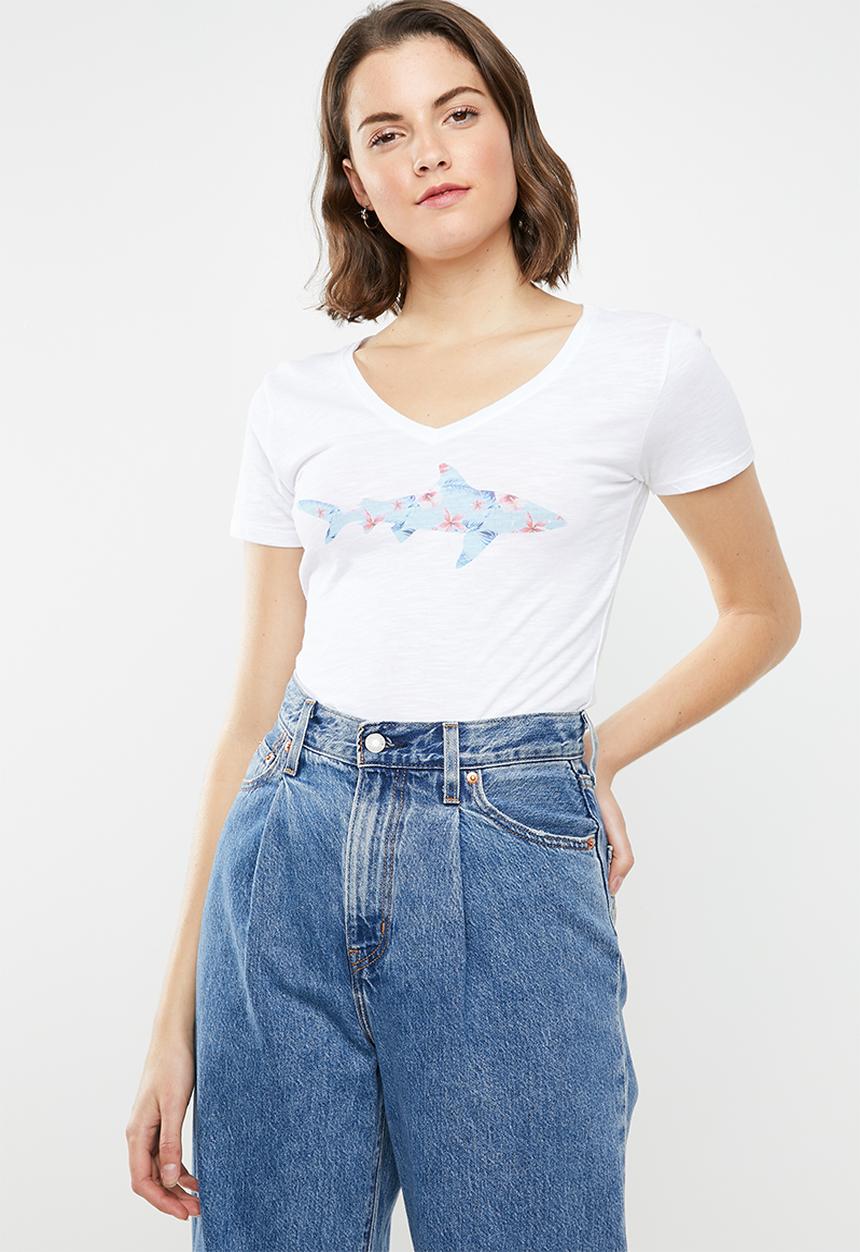 Lizzy - Tendai tee - white
