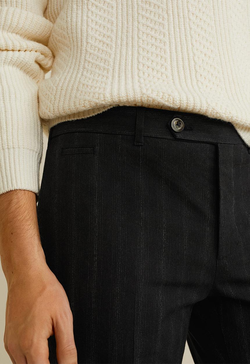 MANGO - Colin trousers - black