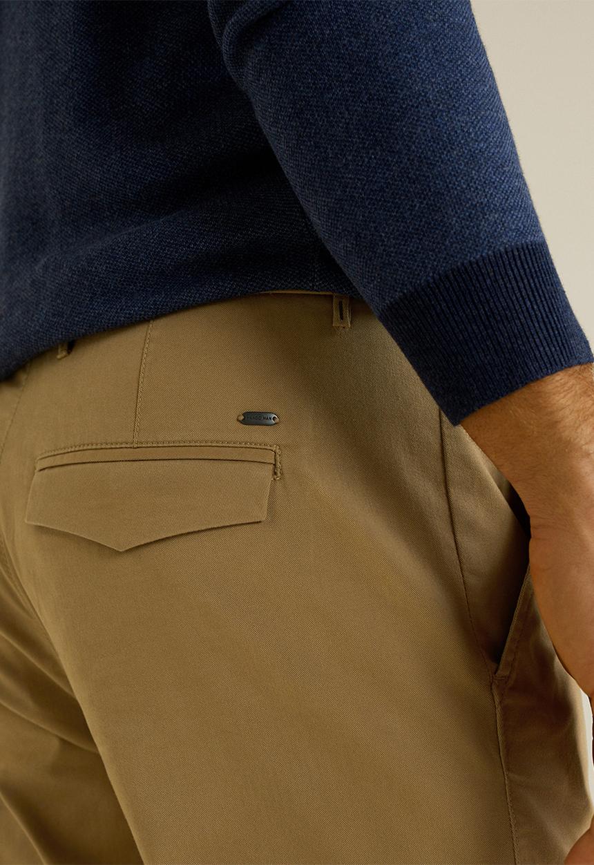 MANGO - Prato trousers - light beige