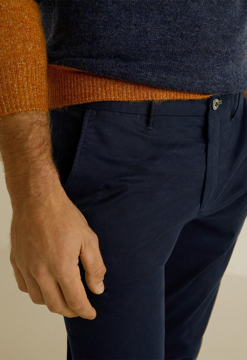 MANGO - Prato trousers - navy