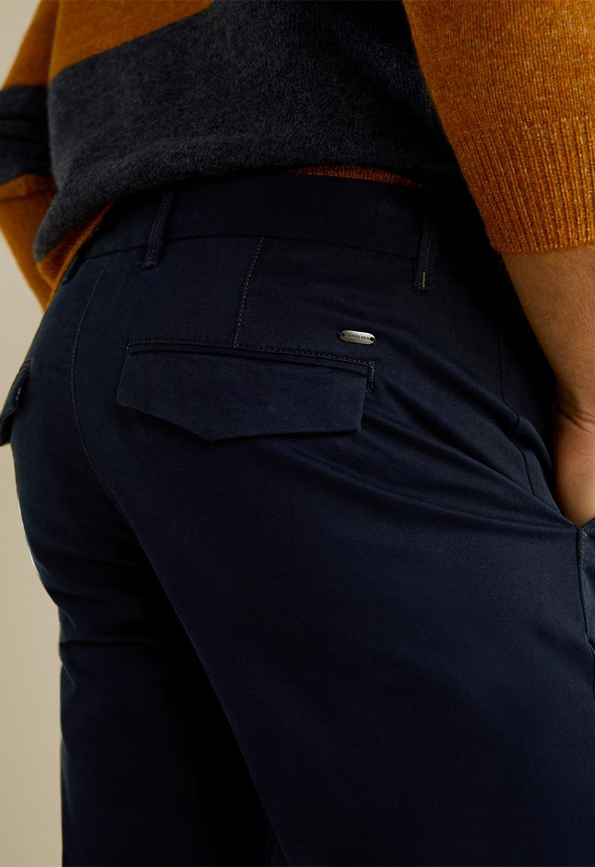 MANGO - Prato trousers - navy