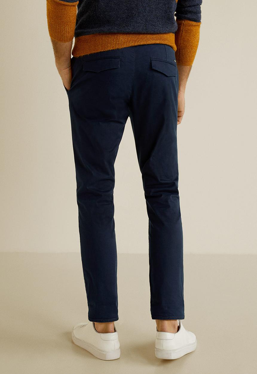 MANGO - Prato trousers - navy