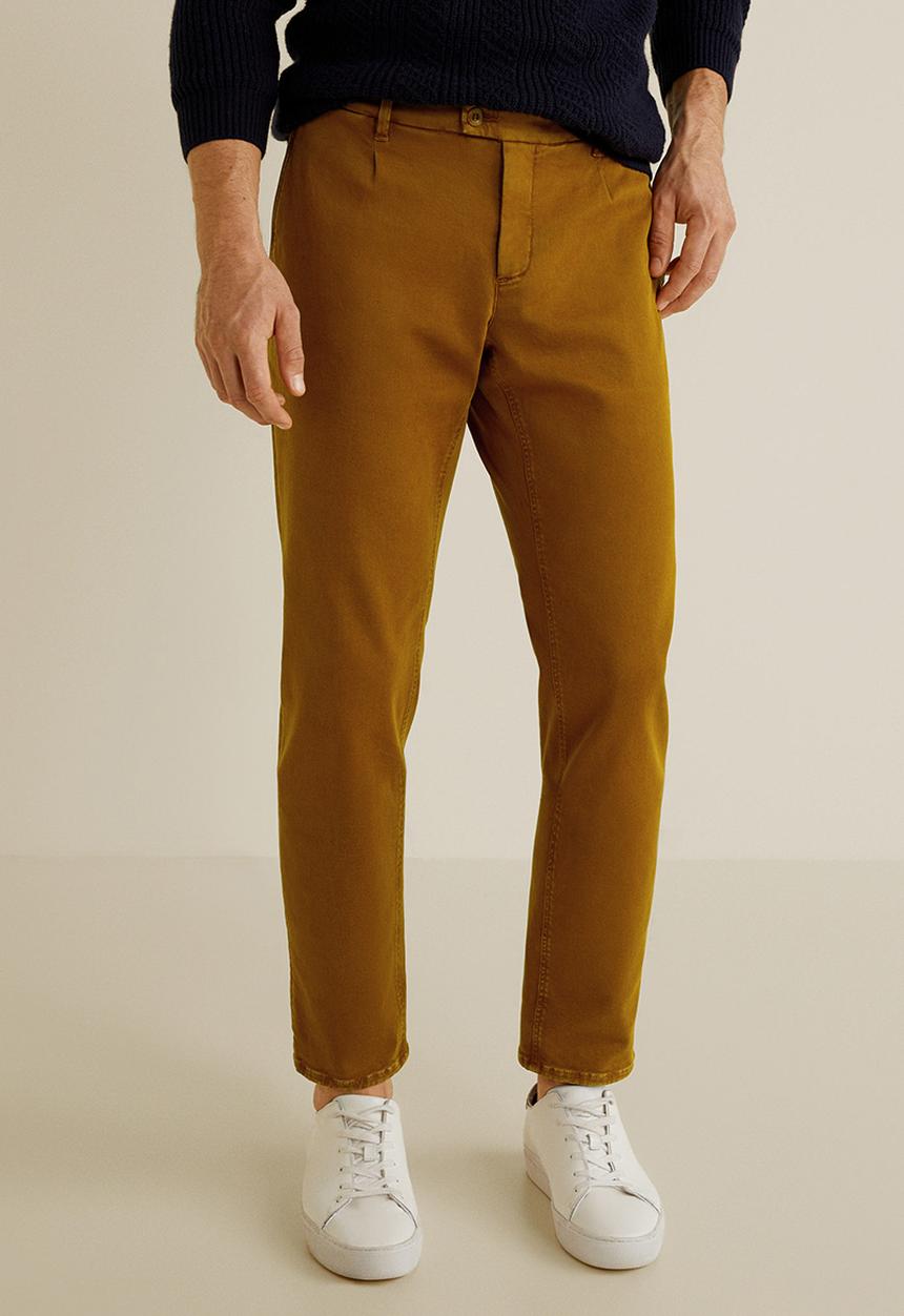 MANGO - Hogg  trousers - brown