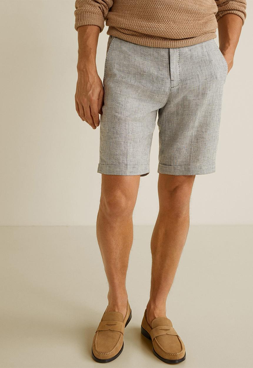 MANGO - Bora bermuda shorts - light grey