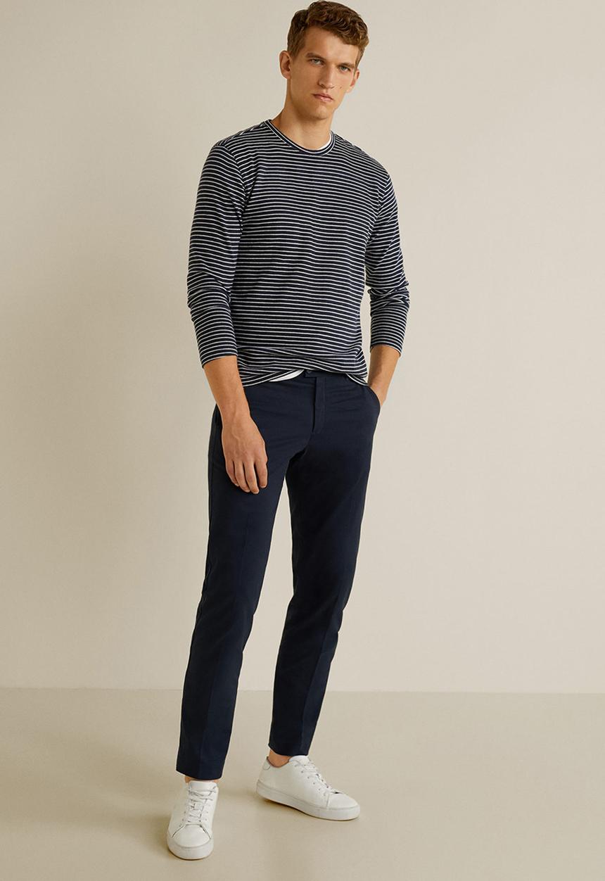 MANGO - Sautela T-shirt - navy