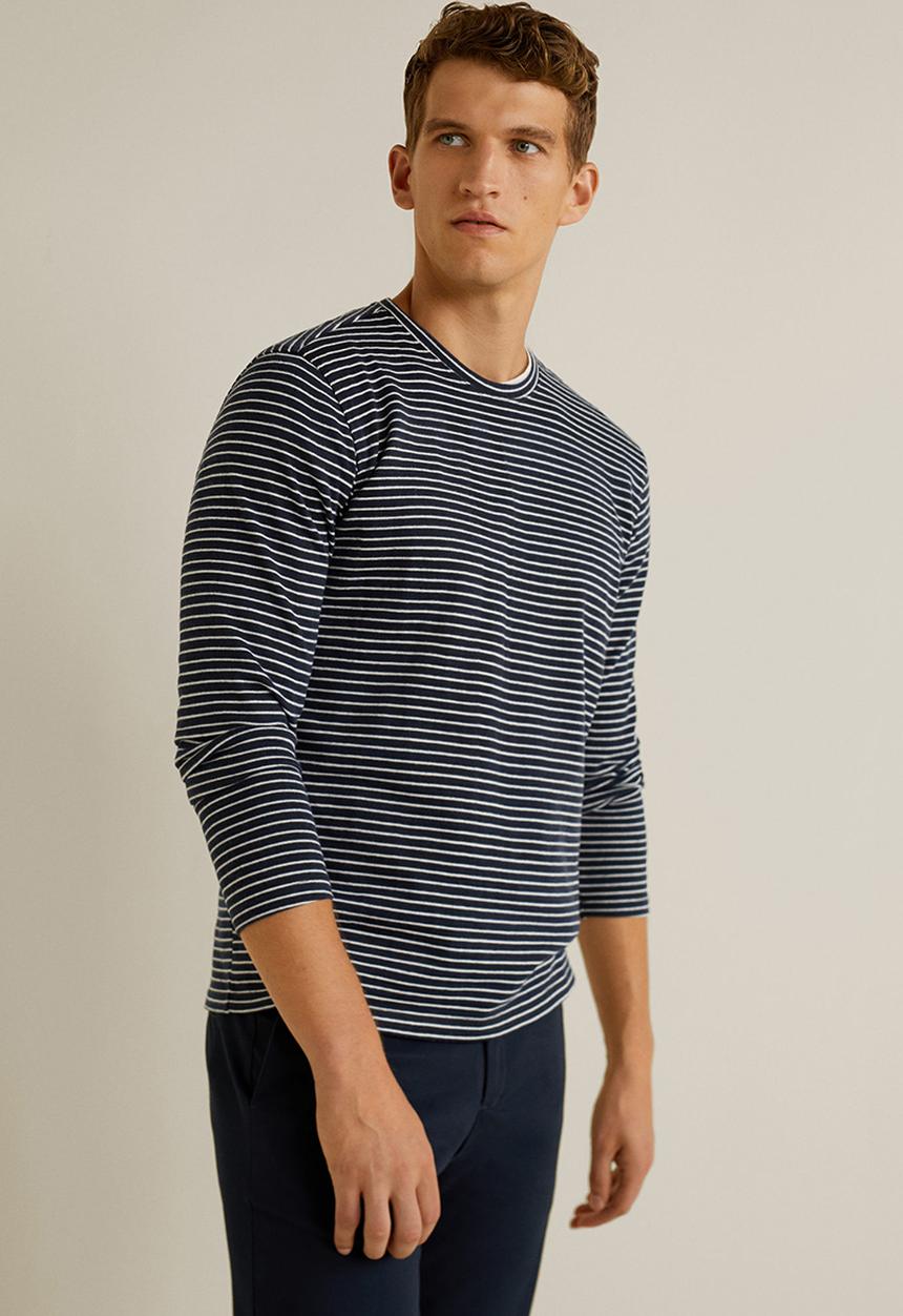 MANGO - Sautela T-shirt - navy