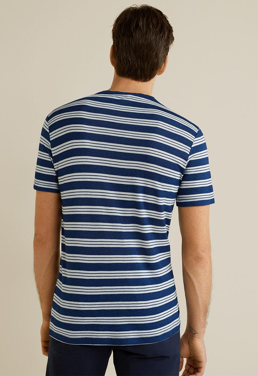 MANGO - Pico T-shirt - navy