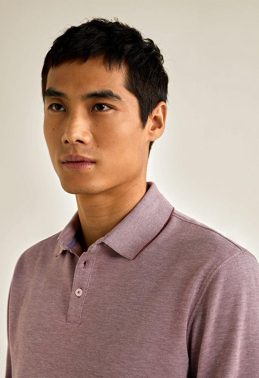 MANGO - Regat polo shirt - dark red