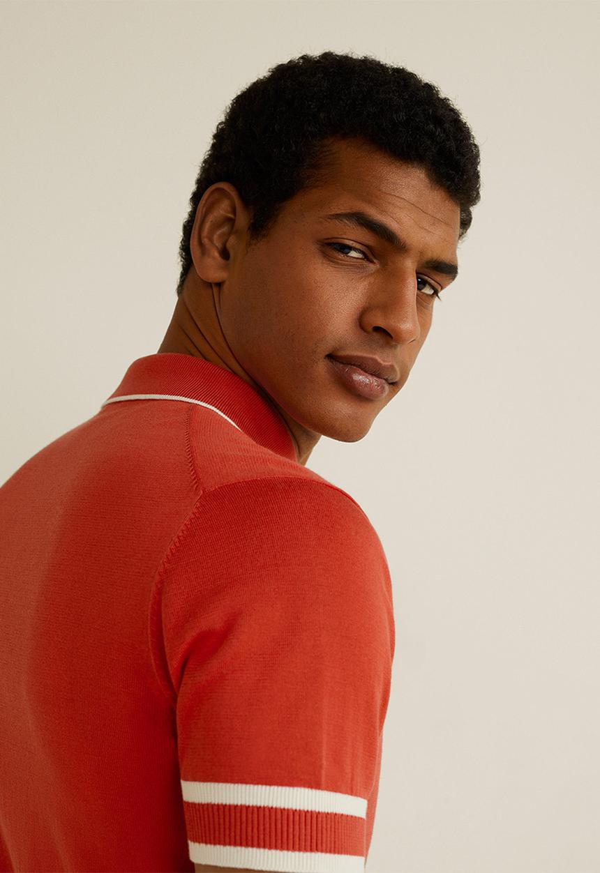 MANGO - Ecija polo shirt - bright red