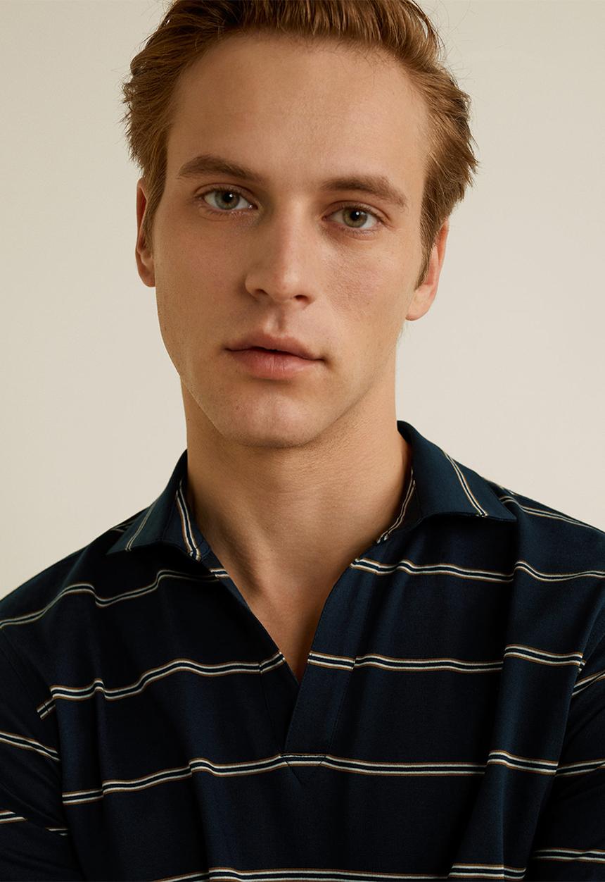 MANGO - Izimiro polo shirt - navy