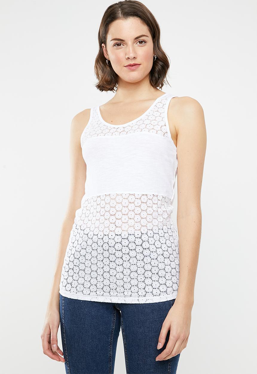 Lizzy - Gaella tank - white