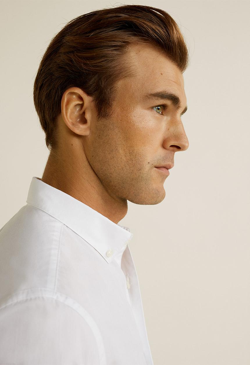 MANGO - Arnold shirt - white